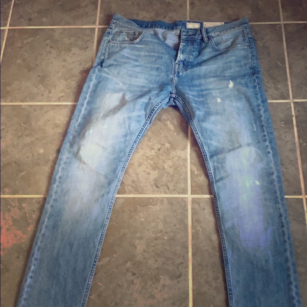 Men’s All Saints Cigarette Skinny Jeans